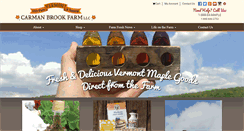 Desktop Screenshot of cbmaplefarm.com