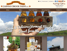 Tablet Screenshot of cbmaplefarm.com